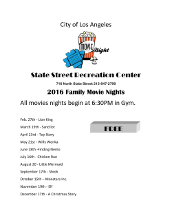 City of Los Angeles State Street Recreation Center 2016 Family
