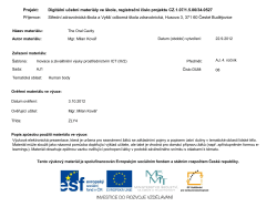 08 &ndash; The Oral Cavity - SZ&Scaron; a VO&Scaron; zdravotnick&aacute; Česk&eacute; Budějovice