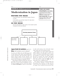 Modernization in Japan