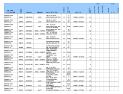 Product List for Rema Foods