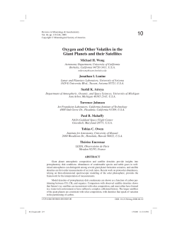 Oxygen and Other Volatiles in the Giant Planets and their Satellites