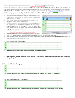 PhET The Moving Man Simulation The Moving Man Simulation
