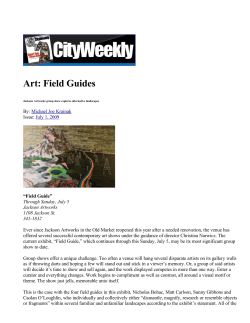 Art: Field Guides
