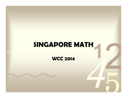 Singapore Math PowerPoint