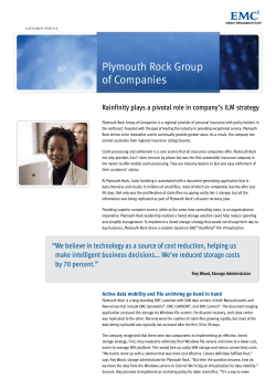 H5766-Plymouth Rock Group of Companies Customer Profile