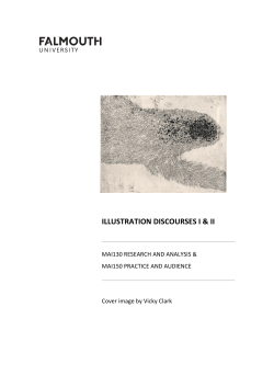 MA Illustration: Authorial Practice `Discourses