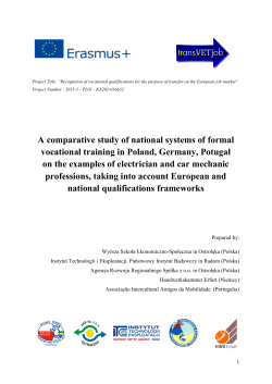 A comparative study of national systems of formal