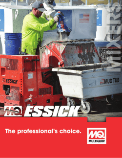 Essick Mixers Brochure