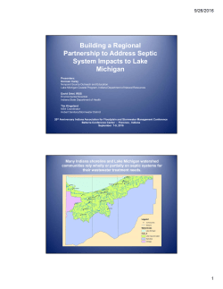 Building a Regional Partnership to Address Septic System