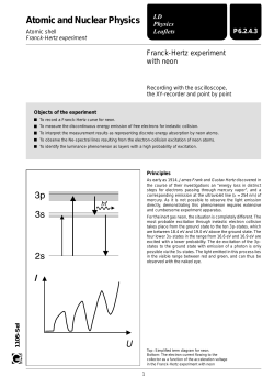 Atomic and Nuclear Physics