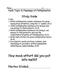 How much effort did you put into math?