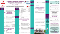 Program Schedule CONGRESS Registration Travel Registration