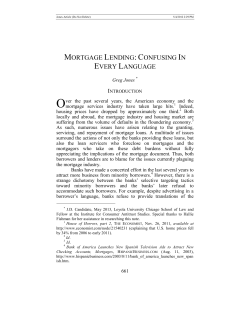 Mortgage Lending: Confusing in Every Language