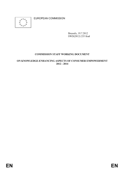 Knowledge-enhancing Aspects of Consumer Empowerment