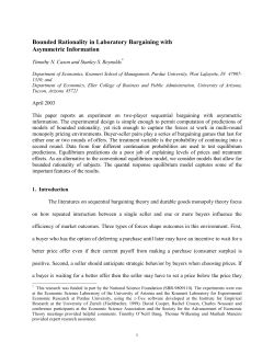 Bounded Rationality in Laboratory Bargaining with Asymmetric