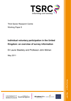 Individual voluntary participation in the United Kingdom: an