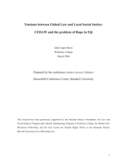 Tensions Between Global and Local Social Justice