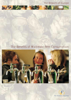 The Benefits of Moderate Beer Consumption