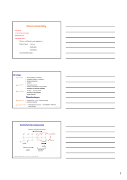 Electrochemistry