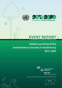 Event Report - United Nations University