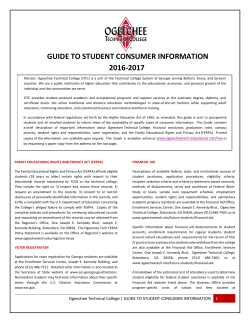guide to student consumer information 2016-2017