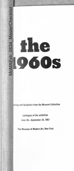 MoMAExh_0834_MasterChecklist