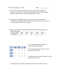 FT Midterm Review 2012