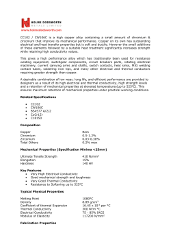 CC102 / CW106C is a high copper alloy