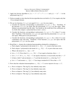 Worksheet - EEE Canvas