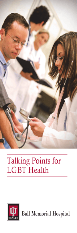 Talking Points for LGBT Health