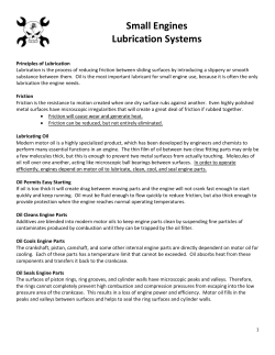 Lubrication System - Webster Elementary School