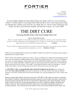 THE DIRT CURE - Maya Shetreat