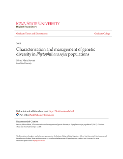 Characterization and management of genetic diversity in <i