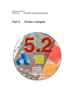 Part 3 Similar triangles - NSW Department of Education