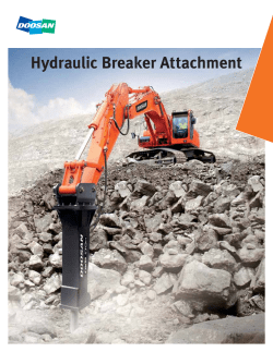 Hydraulic Breaker Attachment - Doosan Construction Equipment