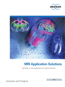 MRI Application Solutions