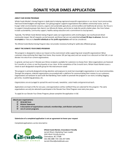 donate your dimes application