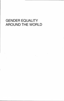 gender equality around the world