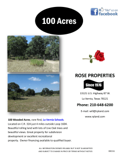 100 Acres - Rose Properties