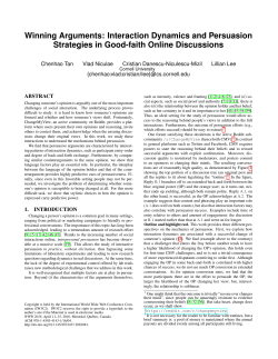 Winning Arguments: Interaction Dynamics and Persuasion