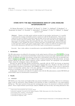 stars with the b[e] phenomenon seen by long baseline interferometry