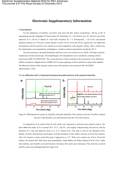 Electronic Supplementary Information