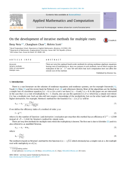 On the development of iterative methods for multiple roots