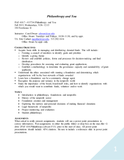 PAF 410.7 - The Maxwell School of Syracuse University