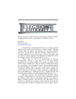 Ransom, Revenge, and Heroic Identity in the Iliad, by Donna F