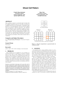 Ghost Cell Pattern - People.csail.mit.edu