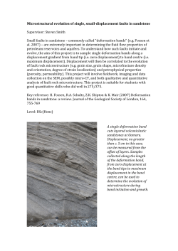Microstructural evolution of single, small