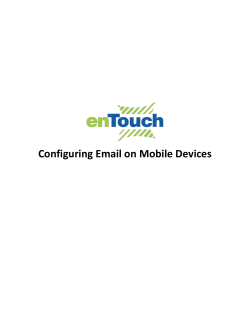 Configuring Email on Mobile Devices