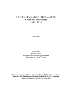 Columbus - Midwestern Regional Climate Center