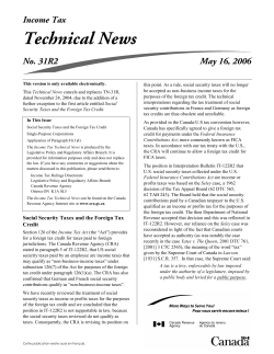 CRA Bulletin